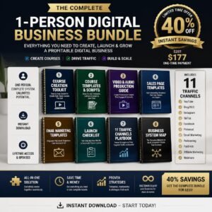 The Digital Product Business Bundle — Build the Product + Drive the Traffic