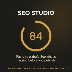 SEO checker tool