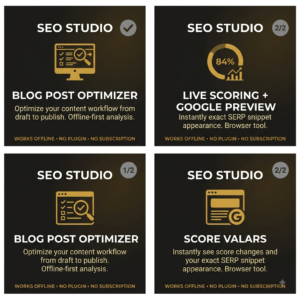 SEO Studio — Blog Post Optimizer