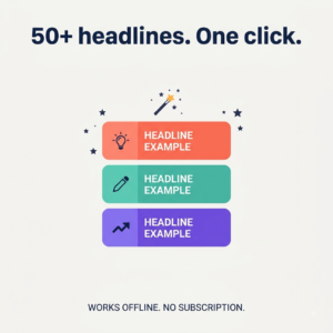 Headline Studio — Headline Generator & Analyzer