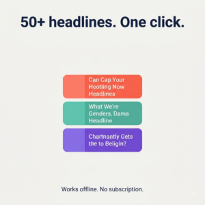 Headline Studio — Headline Generator & Analyzer