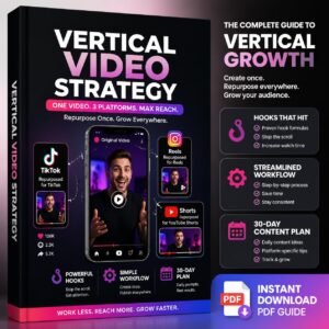 The Short-Form Video Playbook — TikTok, Reels & Shorts From One Video (Vol 2)