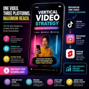 The Short-Form Video Playbook — TikTok, Reels & Shorts From One Video (Vol 2)