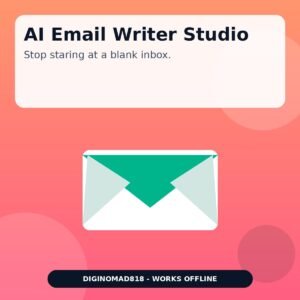 01 AI Email Writer Studio — Write Better Emails in Minutes, No API Key Needed