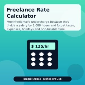 Freelance Rate Calculator — Turn Your Target Salary Into an Hourly Rate That Works