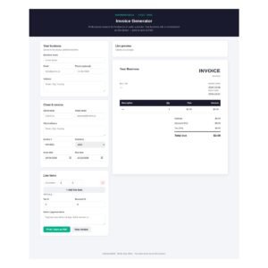 Invoice Generator