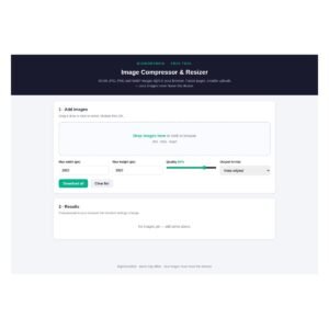 Image Compressor & Resizer