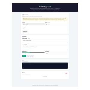AI API Playground