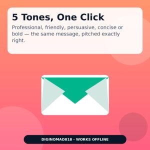 03 AI Email Writer Studio — Write Better Emails in Minutes, No API Key Needed