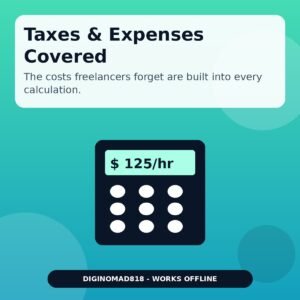 Freelance Rate Calculator — Turn Your Target Salary Into an Hourly Rate That Works