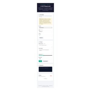 AI API Playground