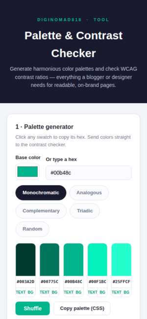 03-ui-mobile Palette & Contrast Checker