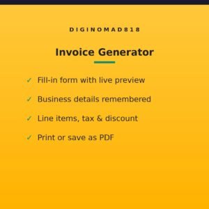 Invoice Generator