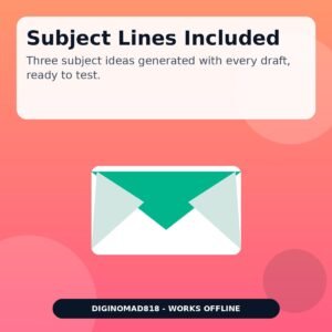 04 AI Email Writer Studio — Write Better Emails in Minutes, No API Key Needed