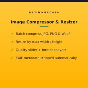 Image Compressor & Resizer