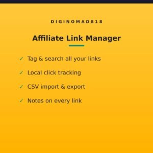 Affiliate Link Manager