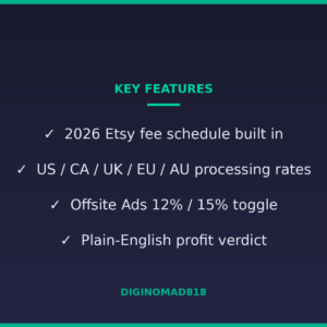 Etsy Profit Calculator
