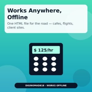 Freelance Rate Calculator — Turn Your Target Salary Into an Hourly Rate That Works