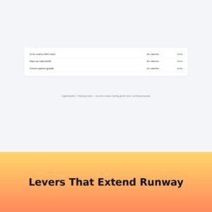 Runway Calculator — Startup Cash Runway
