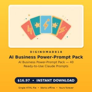 AI Business Power-Prompt Pack — 40 Ready-to-Use Claude Prompts