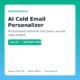AI Cold Email Personalizer
