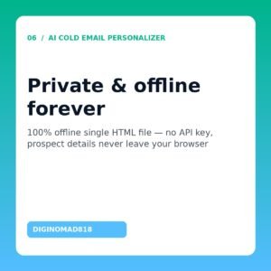 AI Cold Email Personalizer