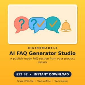AI FAQ Generator Studio