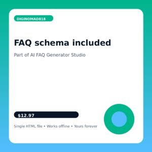 AI FAQ Generator Studio