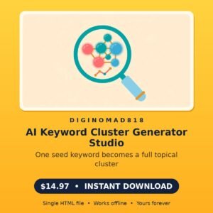 AI Keyword Cluster Generator Studio