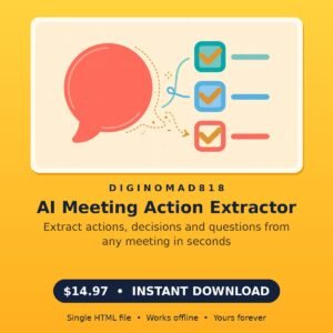 AI Meeting Action Extractor