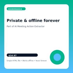 AI Meeting Action Extractor