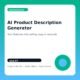 AI Product Description Generator