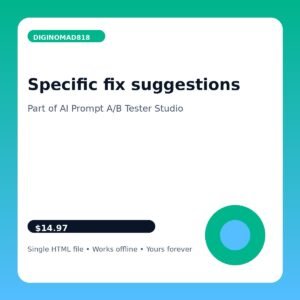 AI Prompt A/B Tester Studio