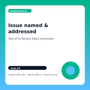 AI Review Reply Generator