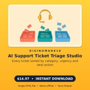 AI Support Ticket Triage Studio