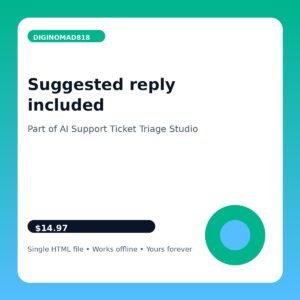 ai-support-ticket-triage-studio-04 AI Support Ticket Triage Studio