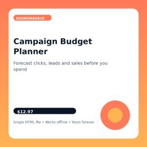 Campaign Budget Planner