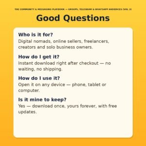 community-messaging-playbook-06 The Community & Messaging Playbook — Groups, Telegram & WhatsApp Audiences (Vol 3)