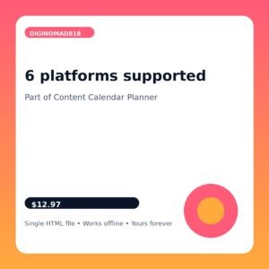 Content Calendar Planner