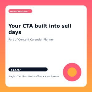 Content Calendar Planner