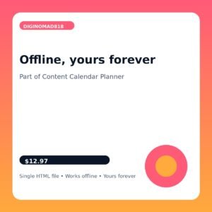 Content Calendar Planner