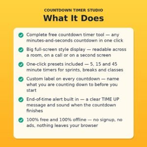 Countdown Timer Studio