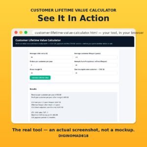 Customer Lifetime Value Calculator