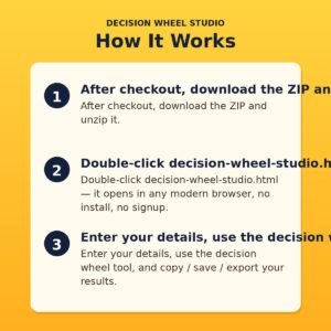 Decision Wheel Studio