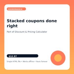 Discount & Pricing Calculator