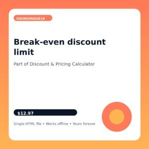Discount & Pricing Calculator