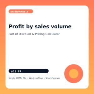 Discount & Pricing Calculator