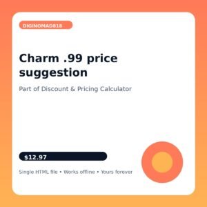 Discount & Pricing Calculator