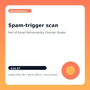 Email Deliverability Checker Studio