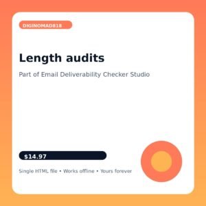 Email Deliverability Checker Studio